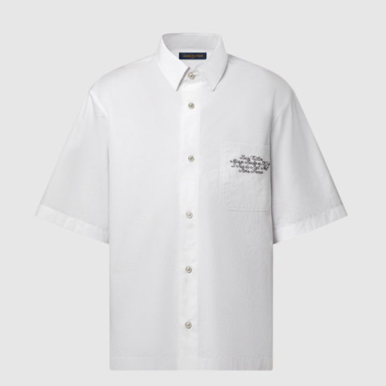 루이비통 엠벨리시드 쇼트 슬리브드 셔츠NEW