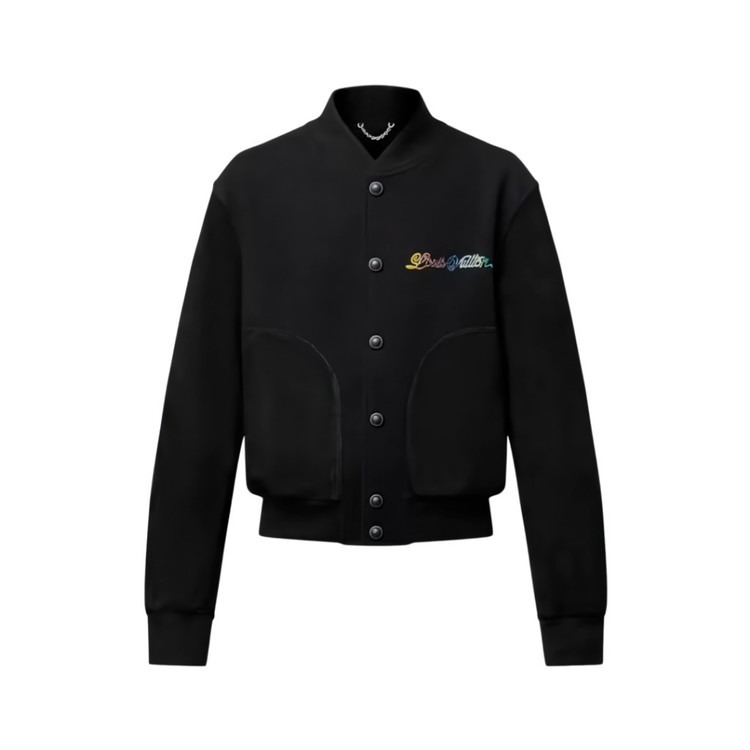 루이비통 레더 믹스 바시티 블루종 