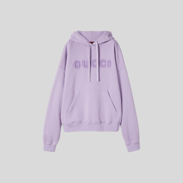 구찌 코튼 후드 스웨트셔츠