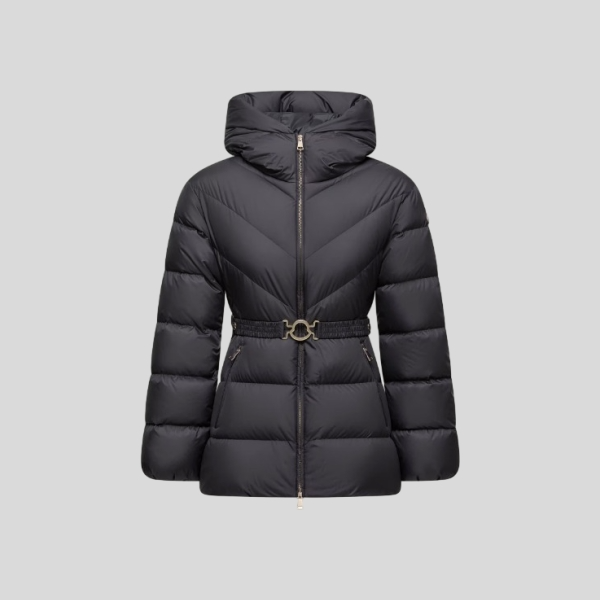 몽클레어 Brosse 사선 퀼팅 후드 쇼트 다운 자켓(2color)