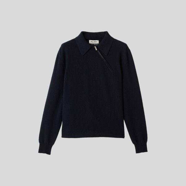 미우미우 캐시미어 폴로 셔츠