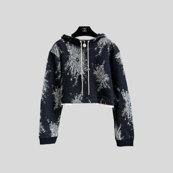 샤넬 하프 지퍼 후드