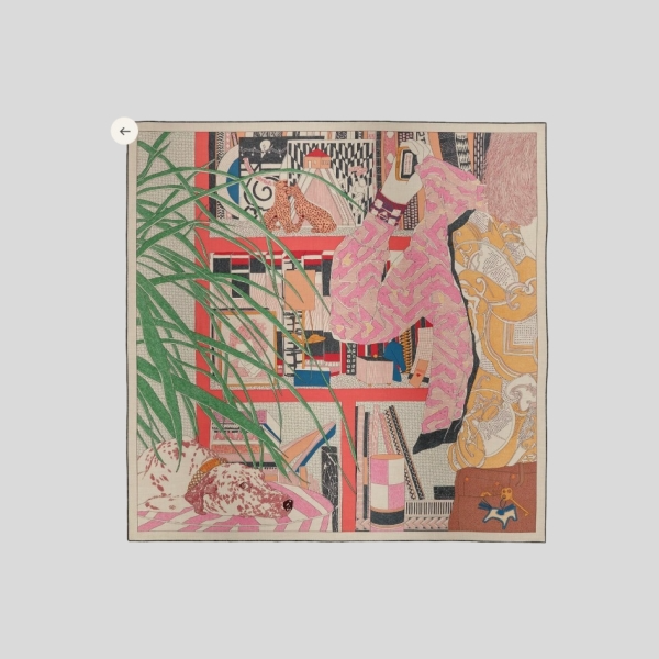 에르메스 Rendez-Vous Chez Hermès 숄 140