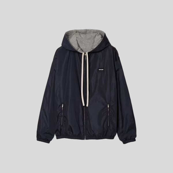 미우미우 리버서블 블루종 자켓