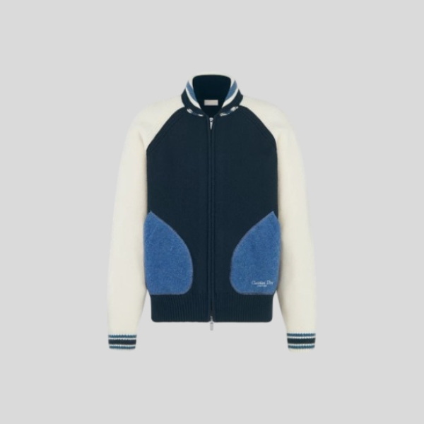 디올 은방울꽃 바시티 가디건