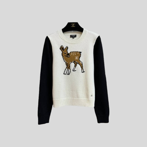 샤넬 사슴 스웨터