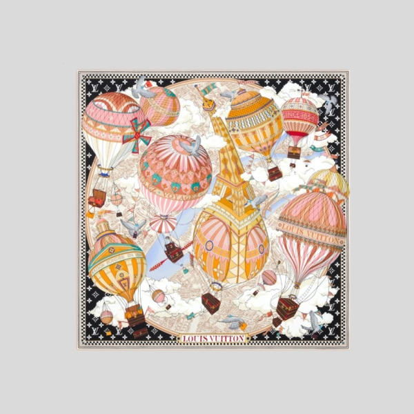 루이비통 프롬 더 클라우드 스카프