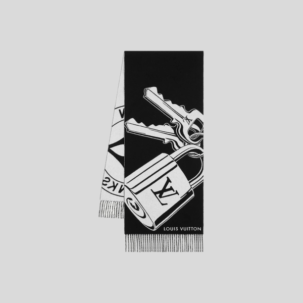 루이비통 락 앤드 키 스카프