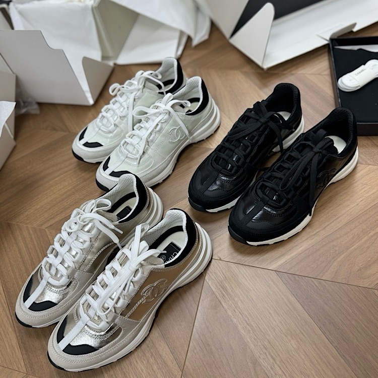 샤넬 CC 투톤 스니커즈