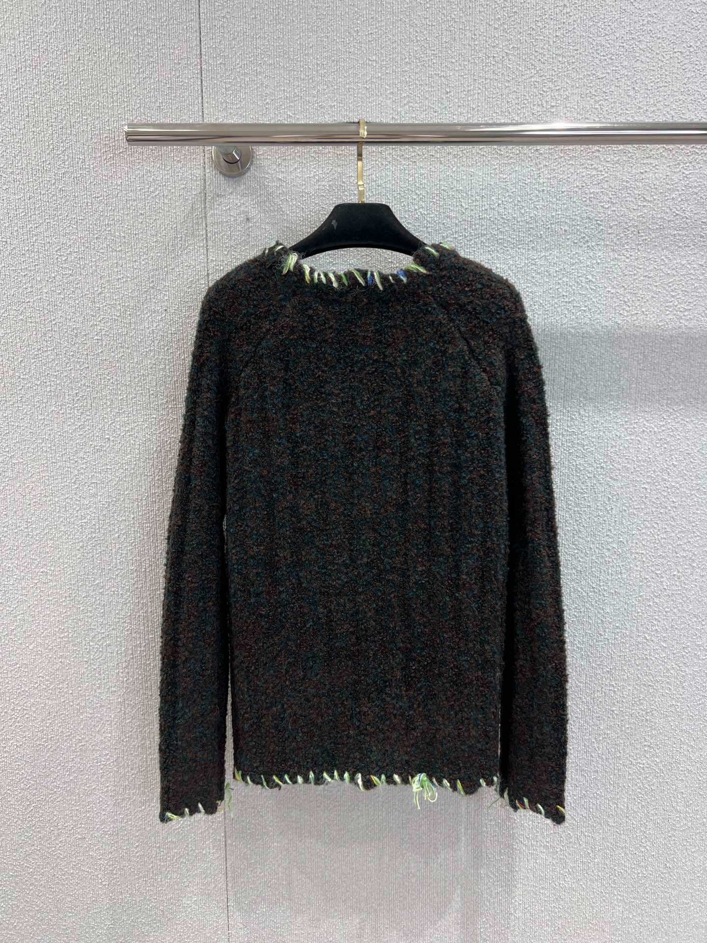 샤* 25K 레터링 코듀로이 니트