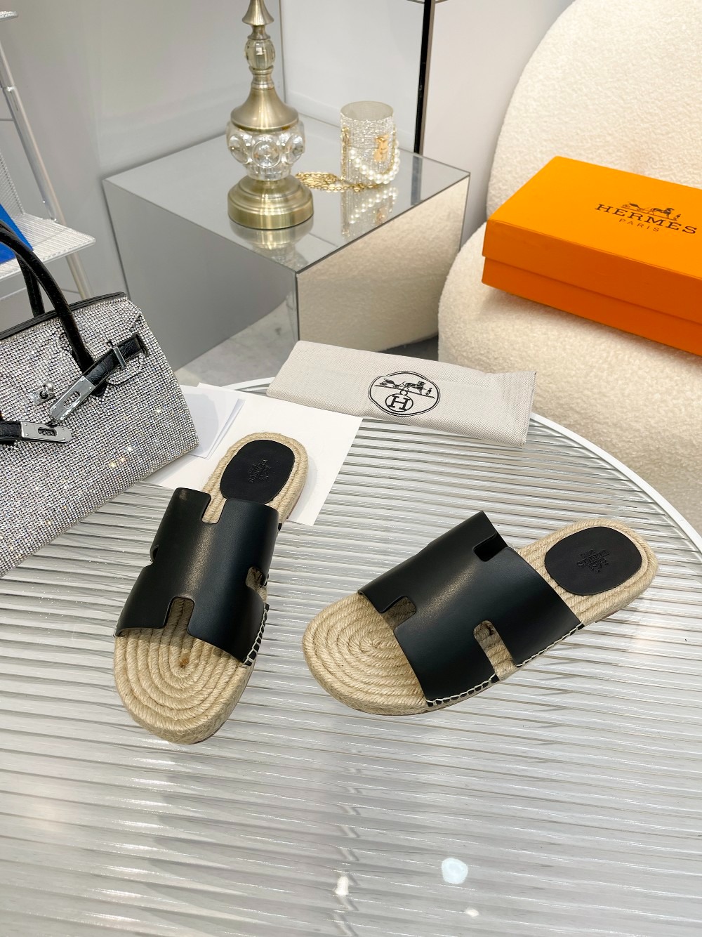 에*메스 안티구아 에스파듀 남성 슬리퍼