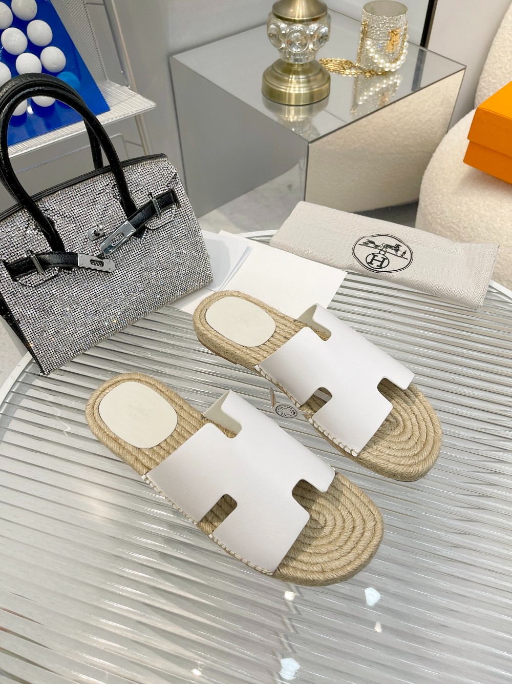 에*메스 안티구아 에스파듀 남성 슬리퍼