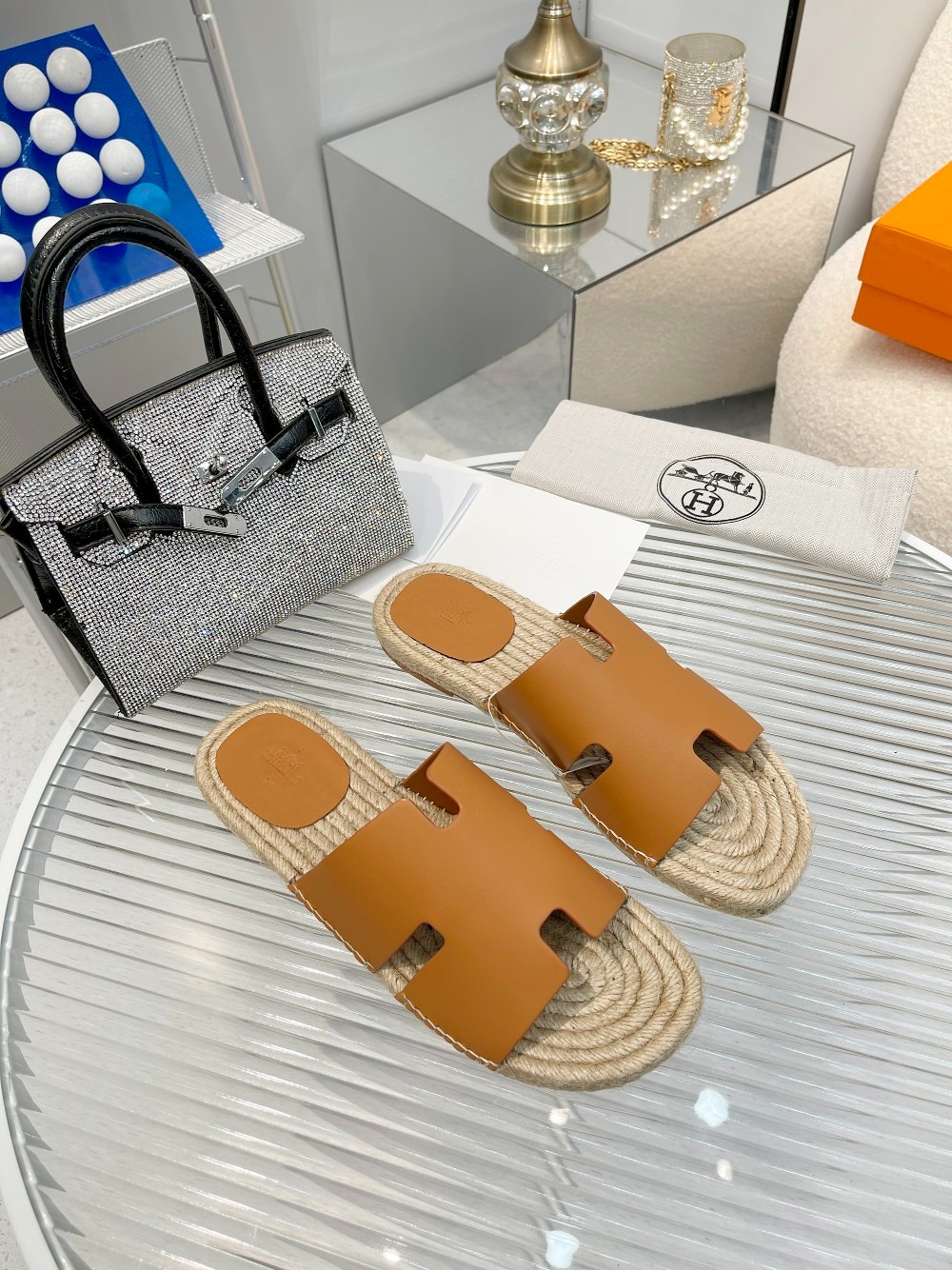 에*메스 안티구아 에스파듀 남성 슬리퍼