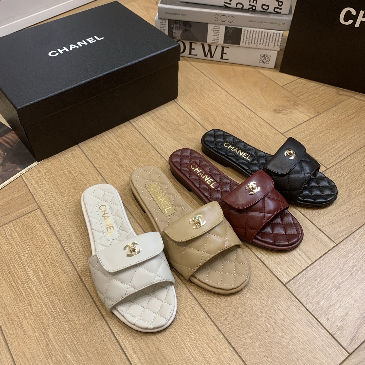 샤* 25ss 신상 슬립온 슬리퍼