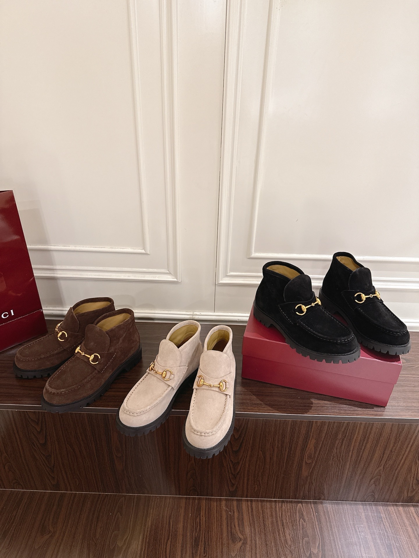 구* 신상 앵클부츠