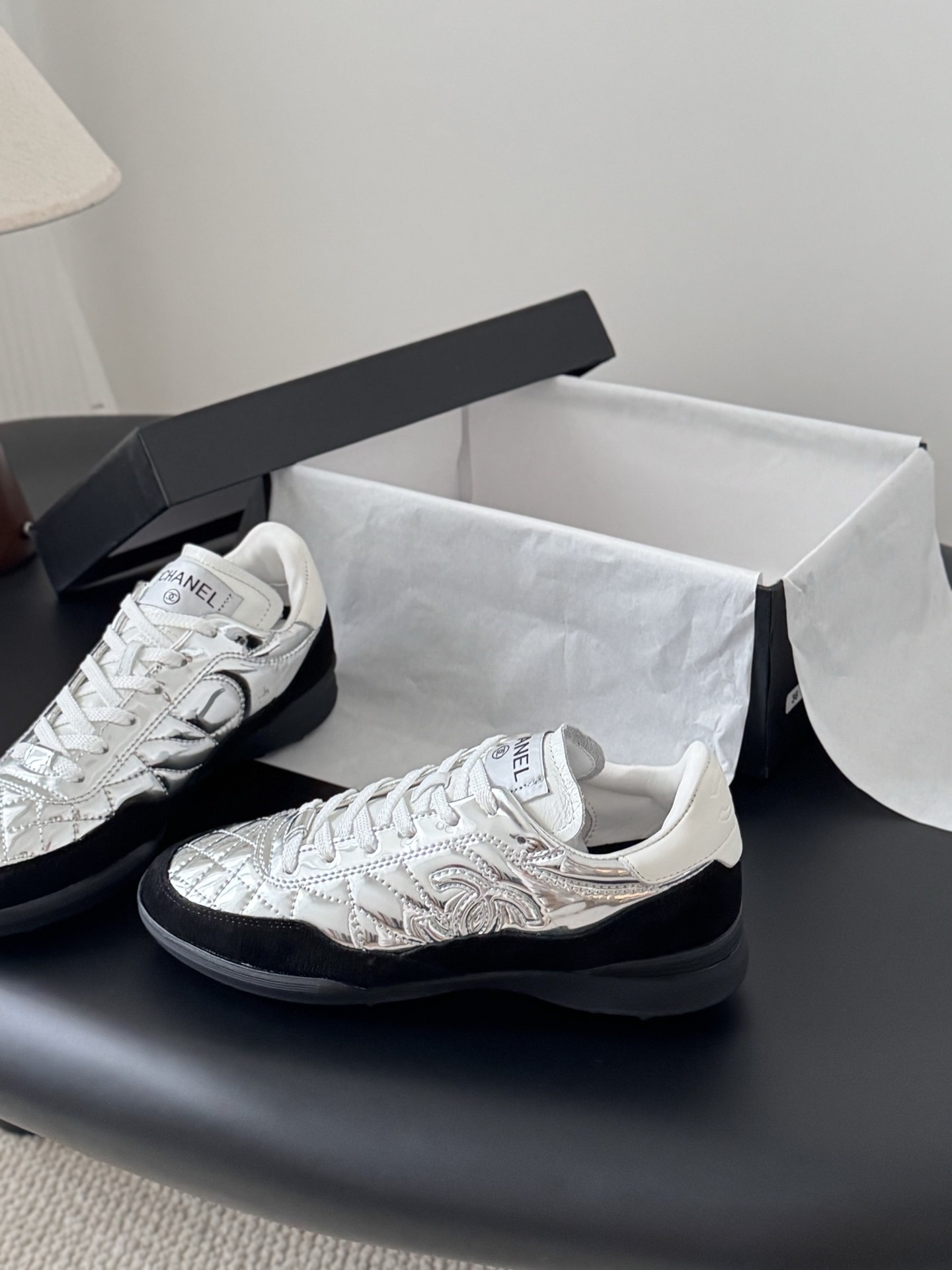 샤* 신상 퀼팅 운동화