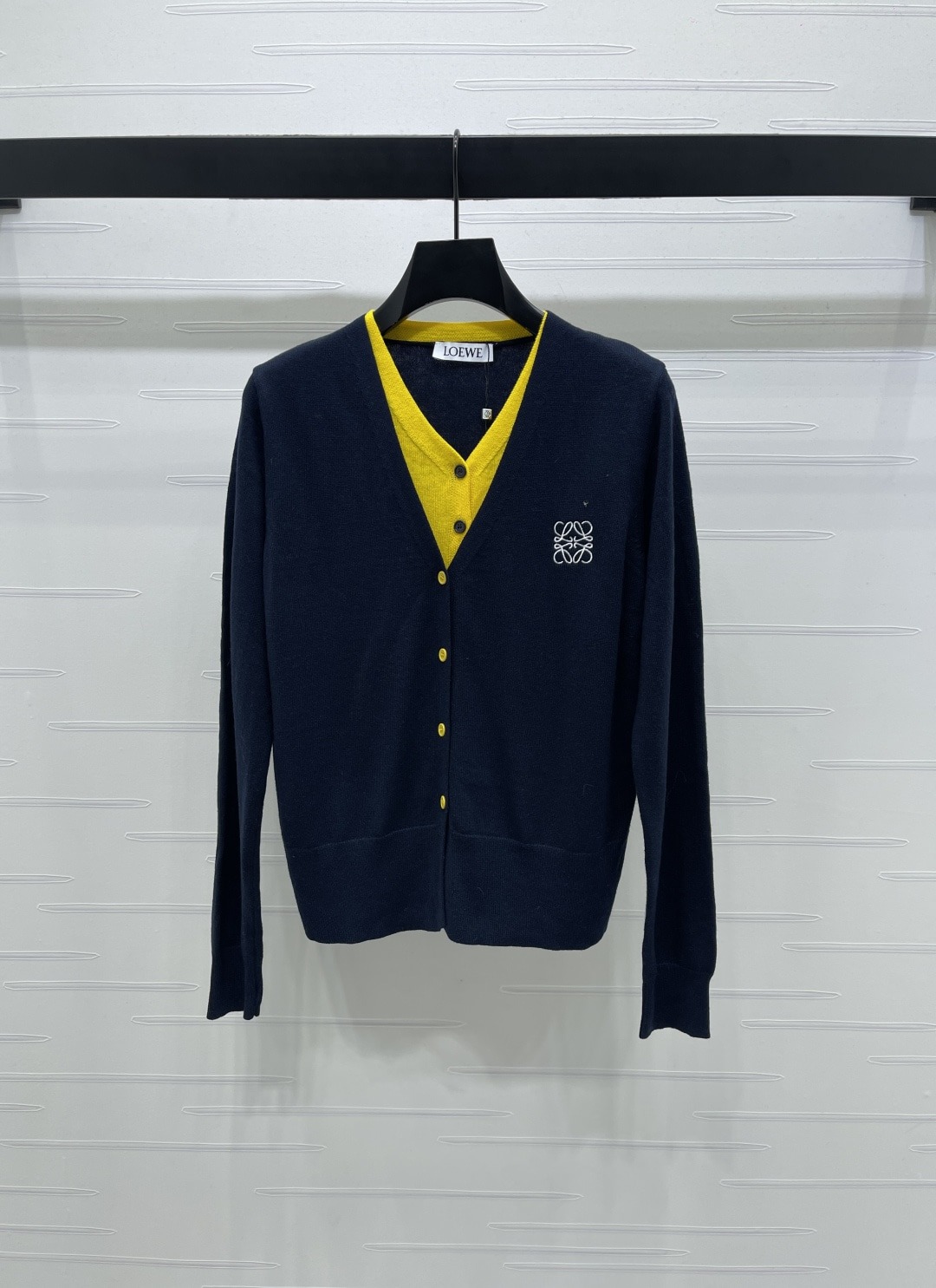 로*베 25 신상 페이크 니트 카디건