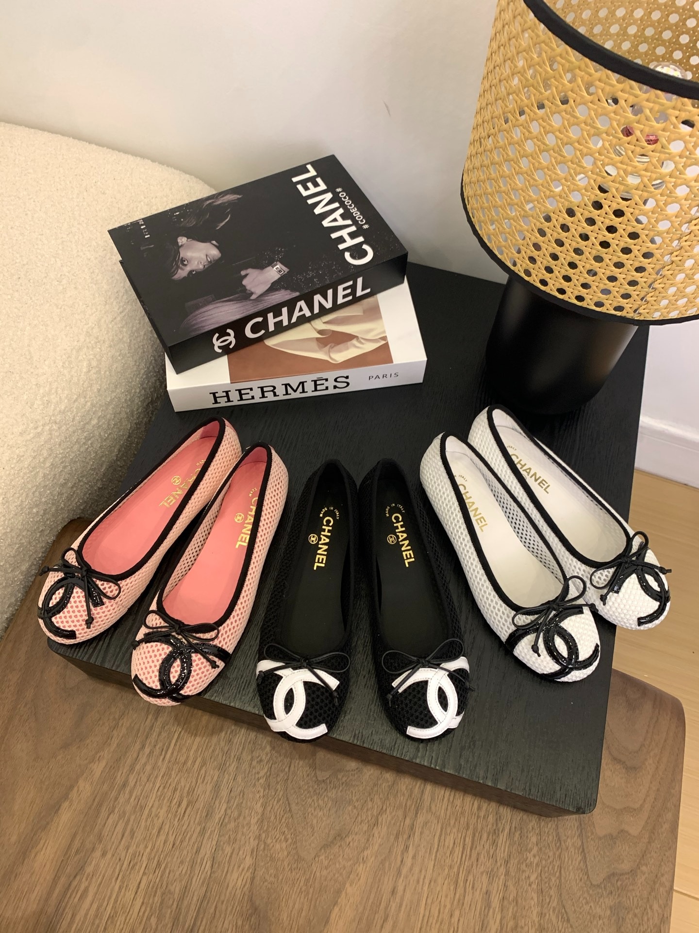 샤* 25 신상 플랫 에어메쉬 발레화