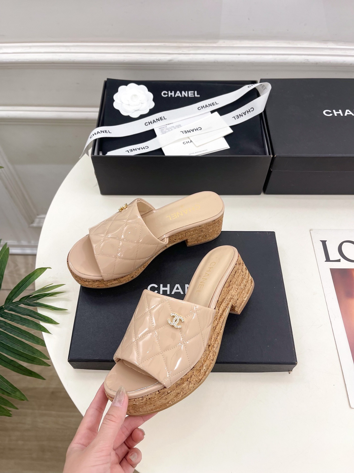 샤* 2025 봄여름 신상 클래식 통굽 슬리퍼