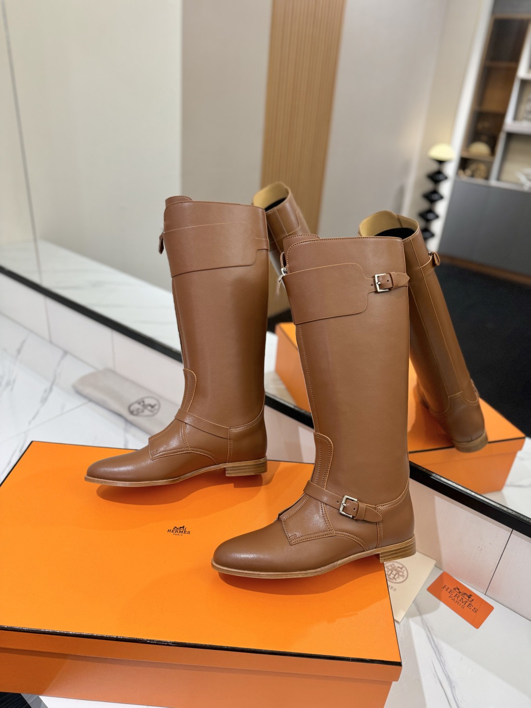 에*메스 프리미엄 BiKer 롱부츠