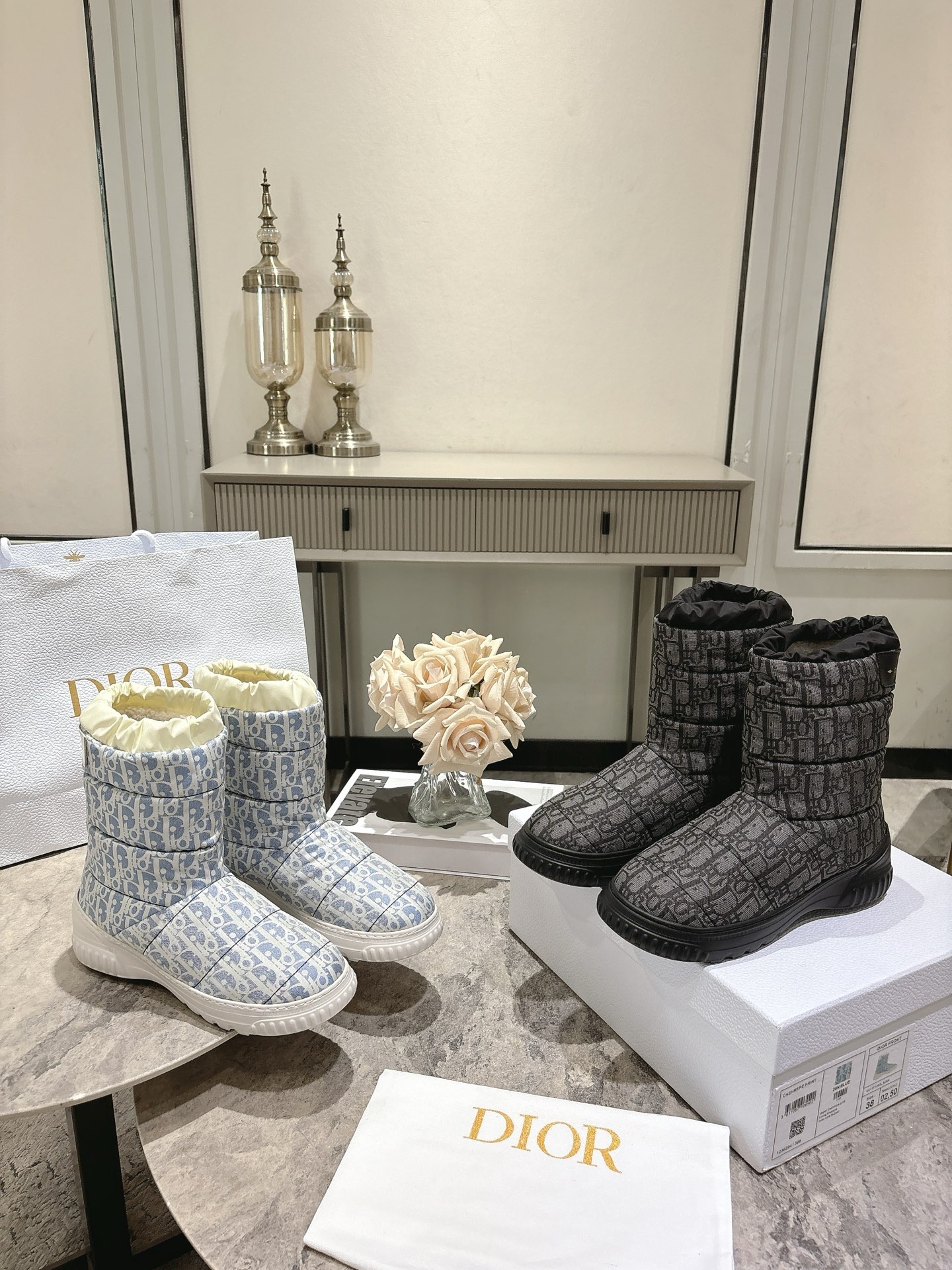 디* 신상 스노우 부츠