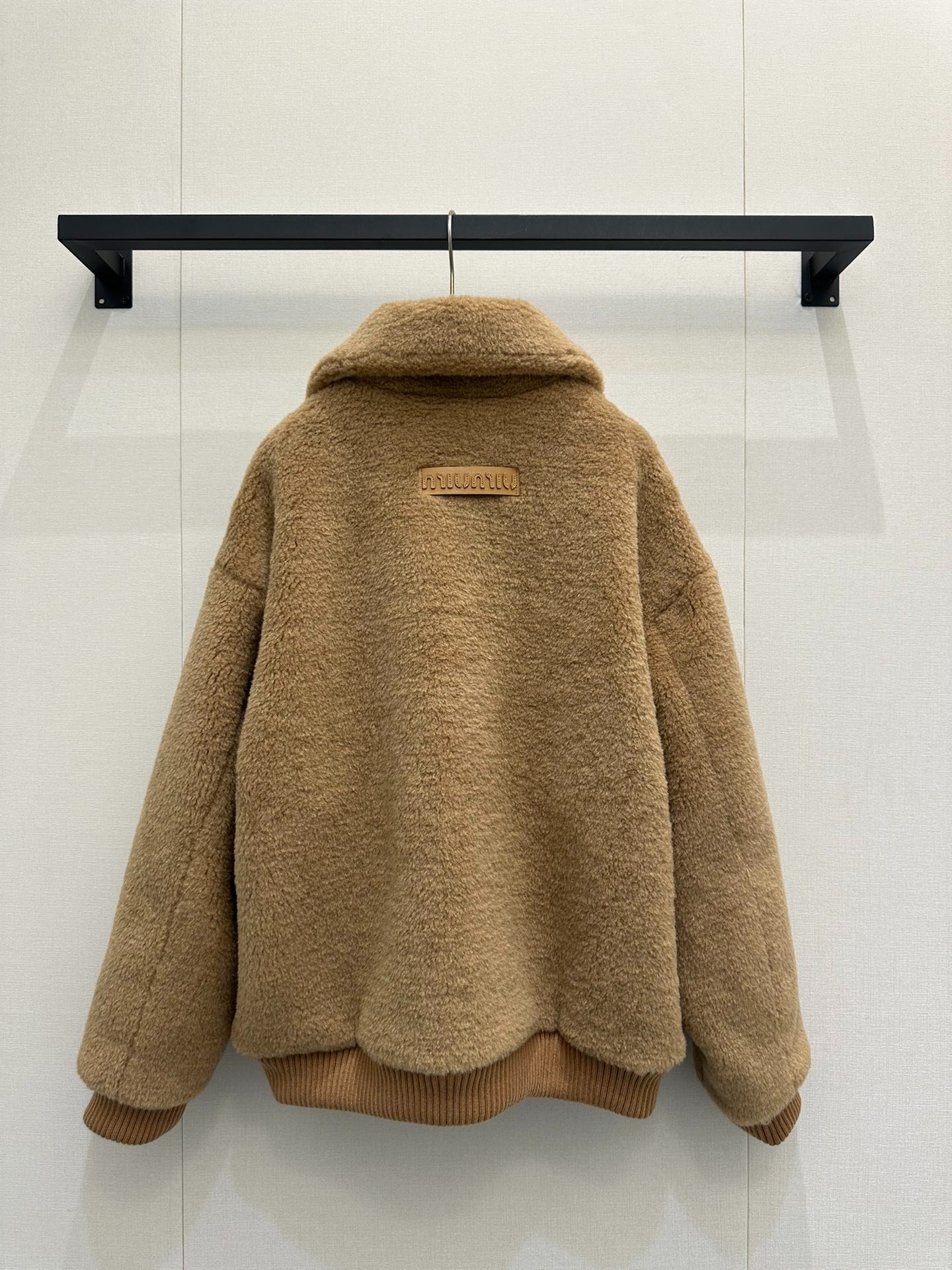 미*미* 25 신상 체크무늬 테디 코트