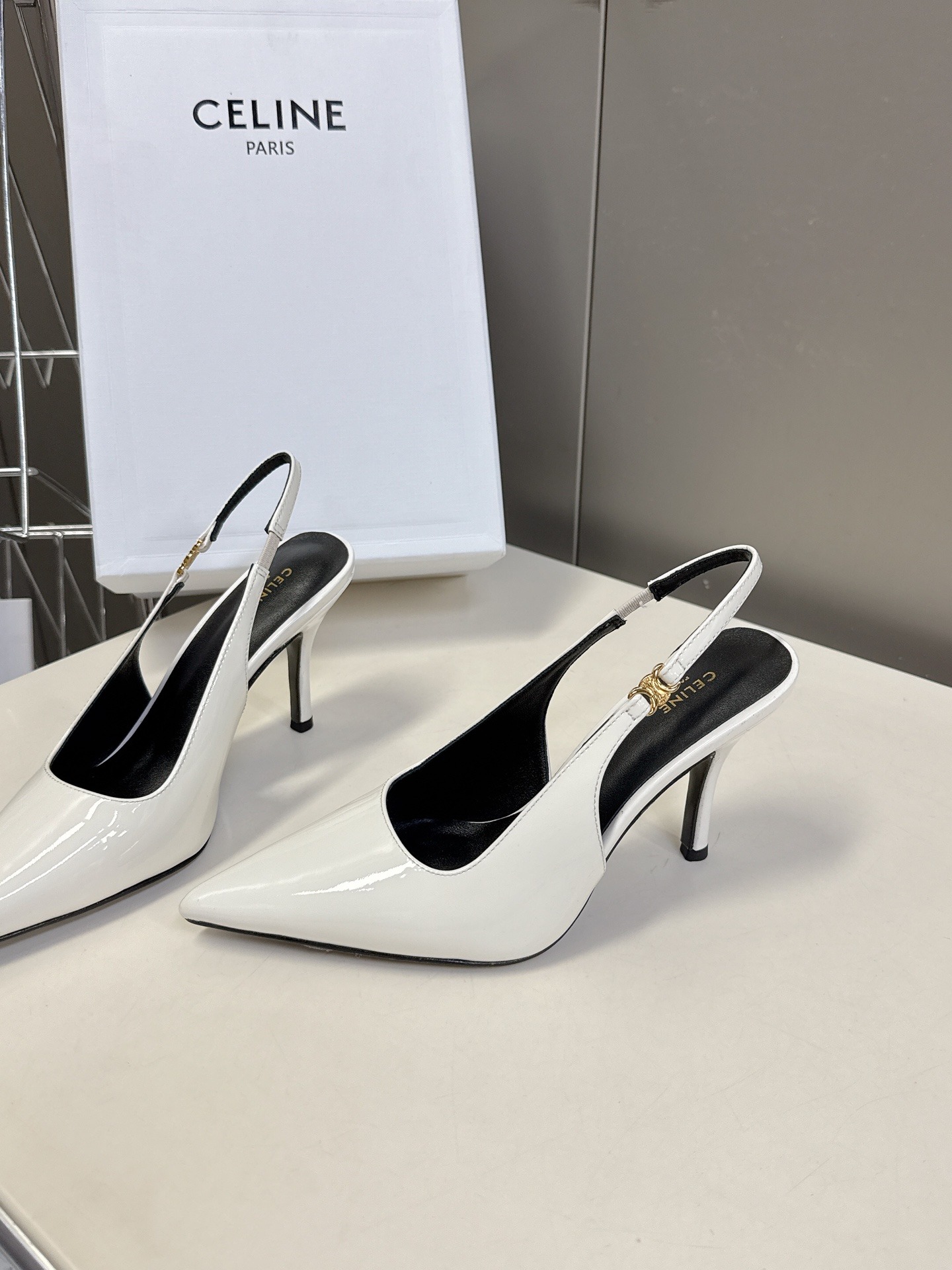 셀*느 여성스러운 오픈토 힐