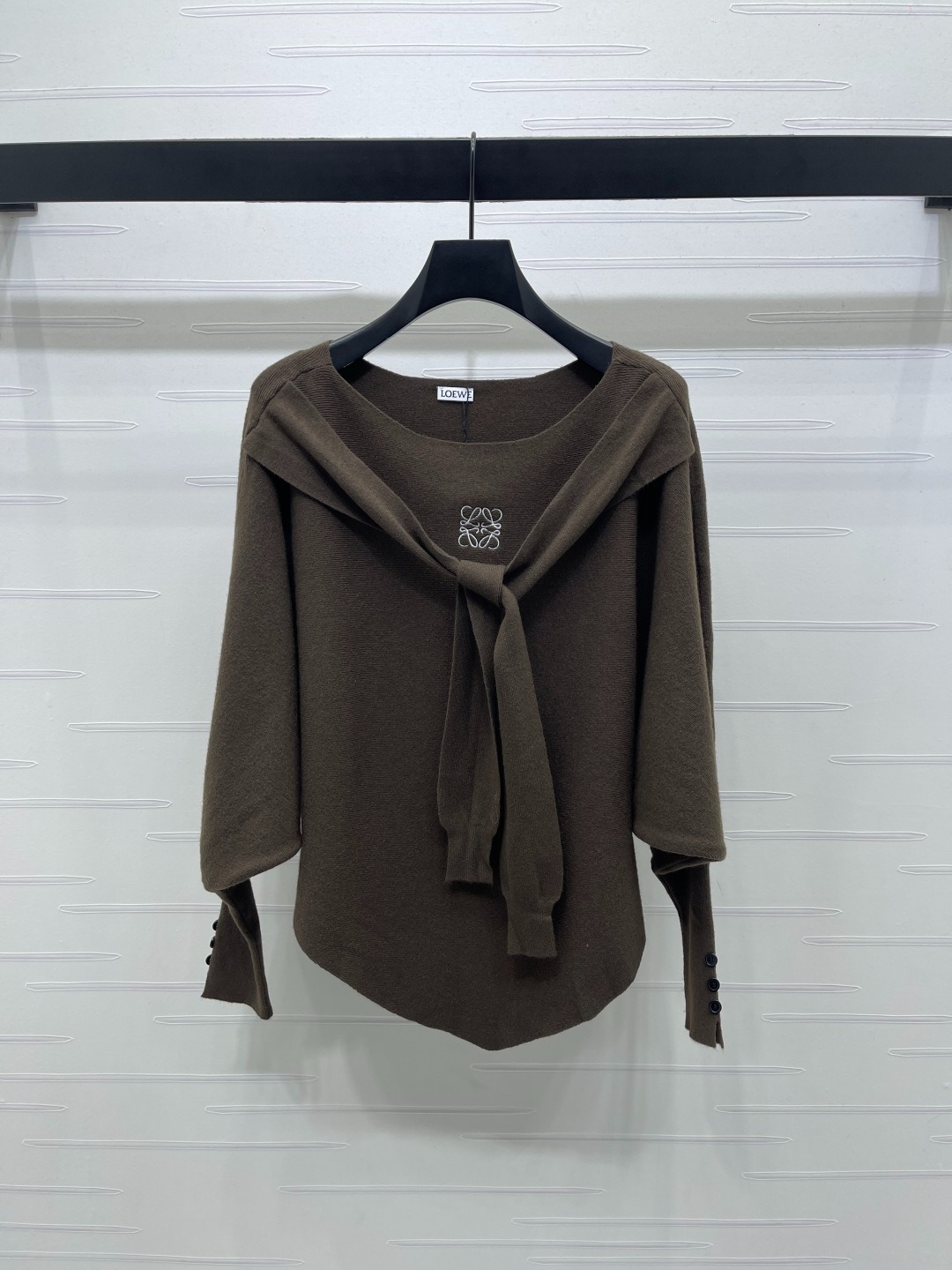 로*베 25 신상 라운드 니트 긴팔