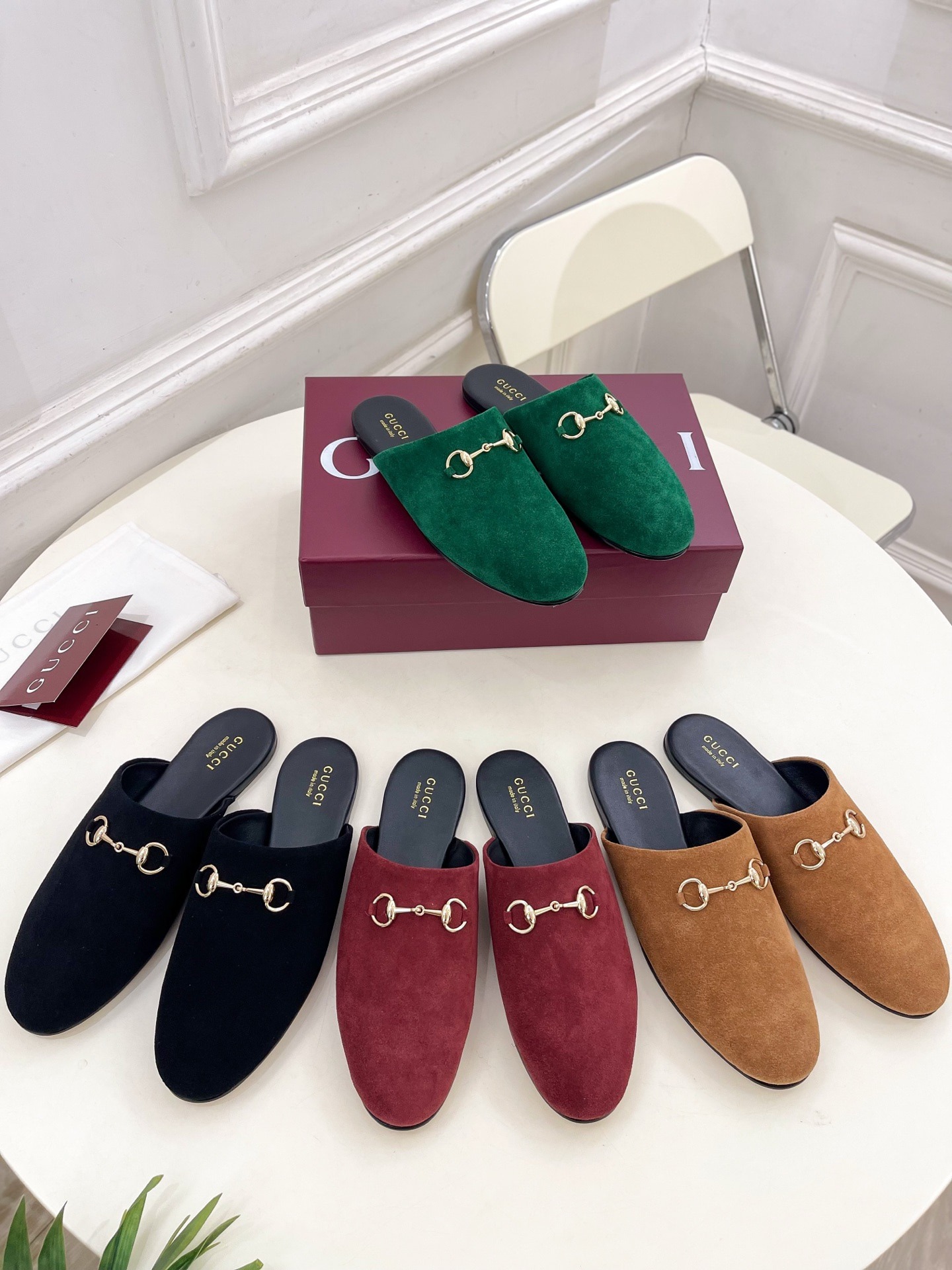 구* 신상 클래식 세미슬리퍼