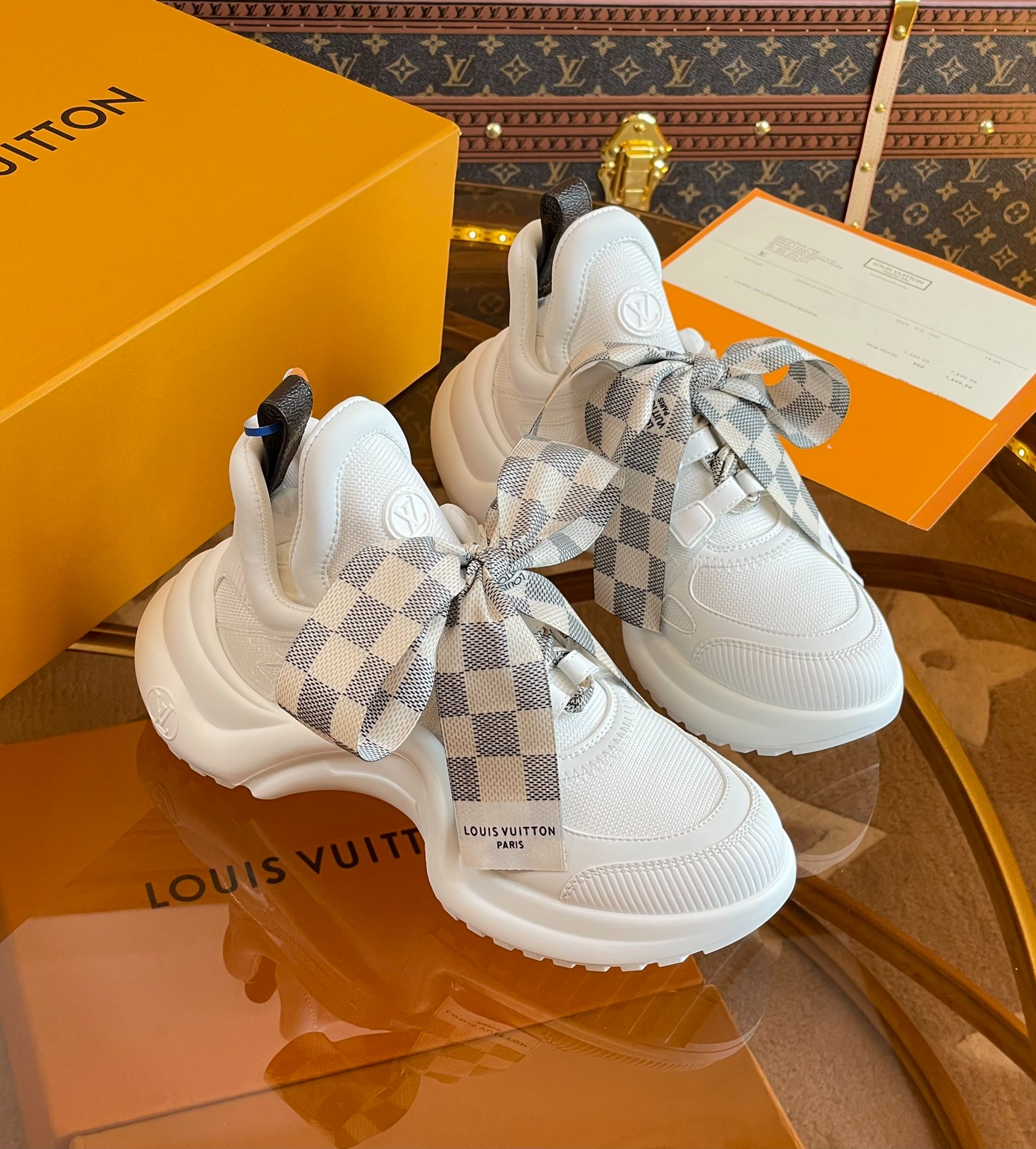 루*비통 Archlight 스카프 스니커즈