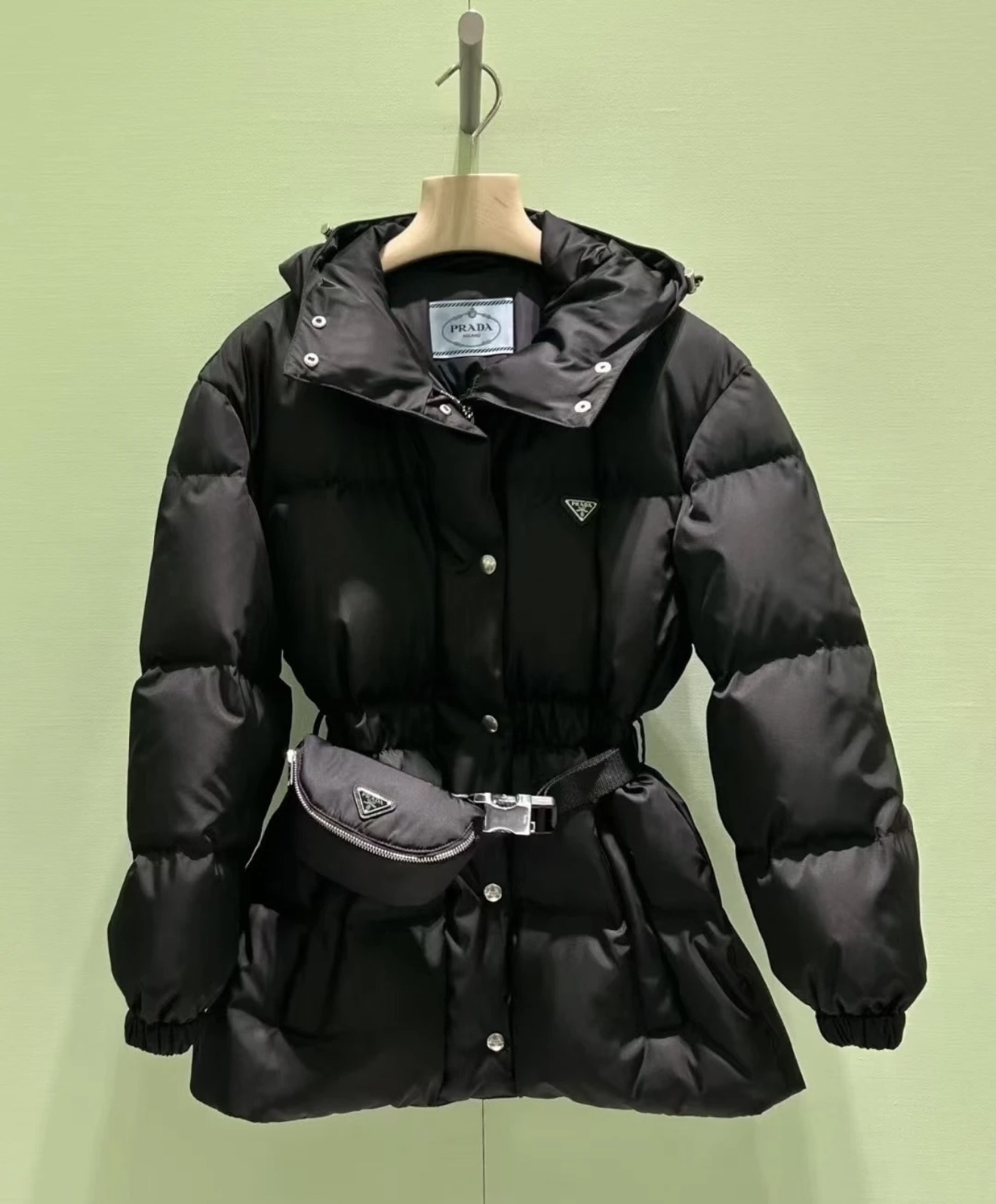 프*다 신상 구스다운 후드 조거 패딩