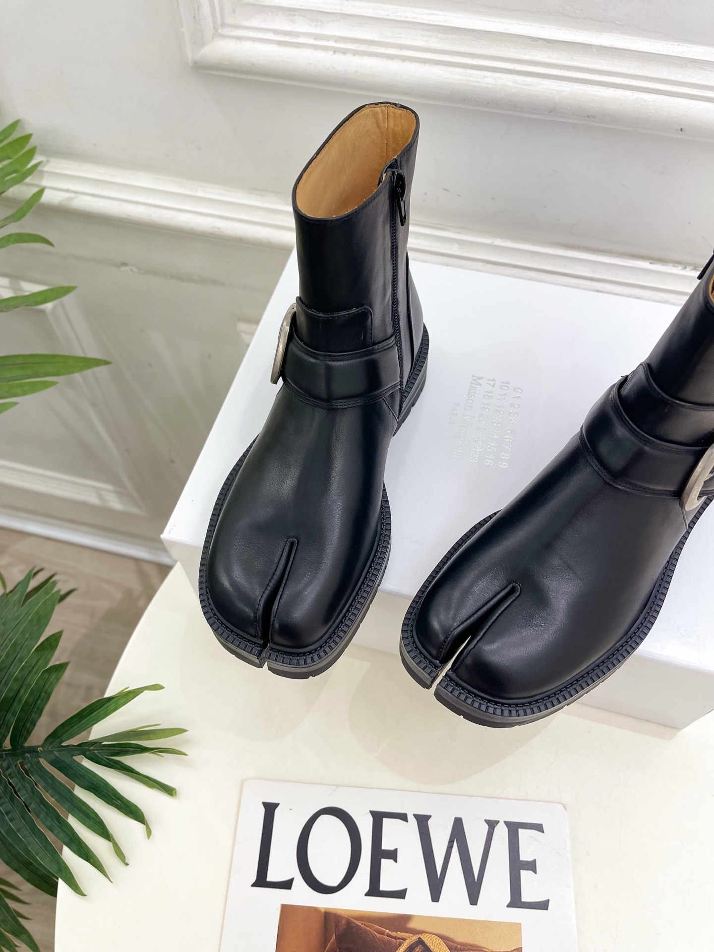 메*마르지엘라 25 신상 클래식 버클 앵클부츠