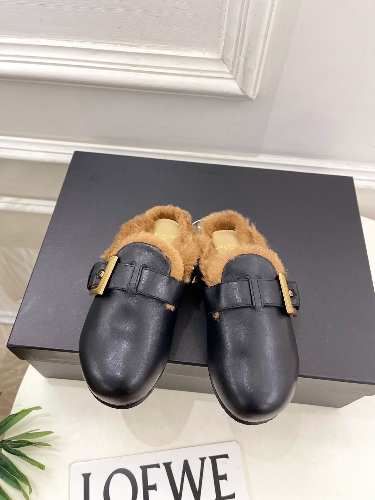 발* 25 신상 클래식 버클 세미 슬리퍼