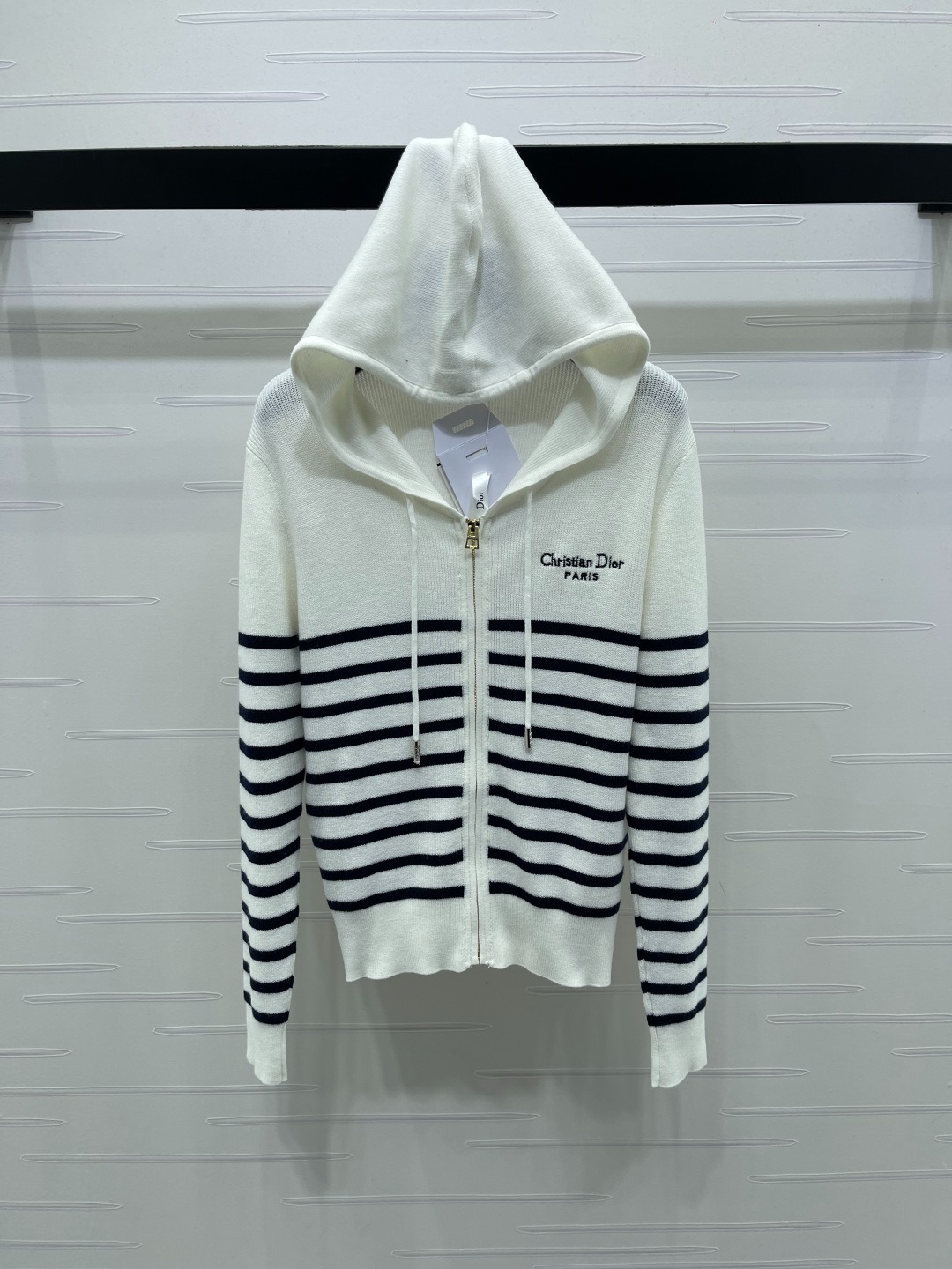 디* 25 신상 후드 스트라이프 집업