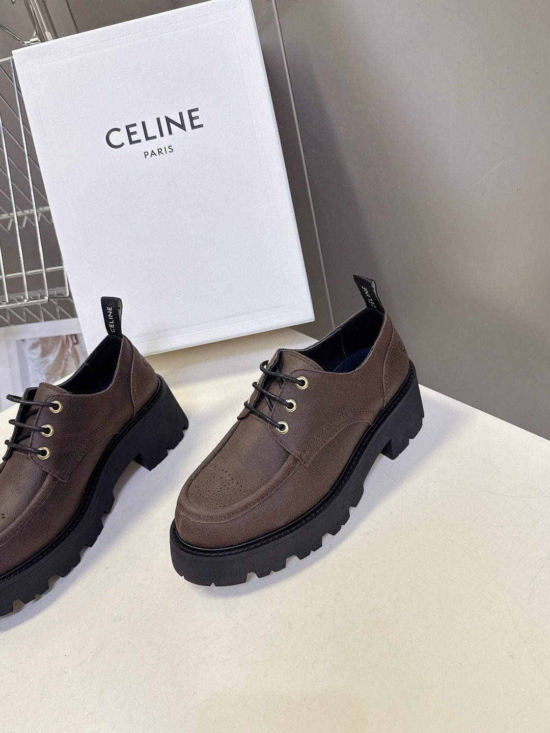 셀*느 가을 겨울 최신 통굽 로퍼