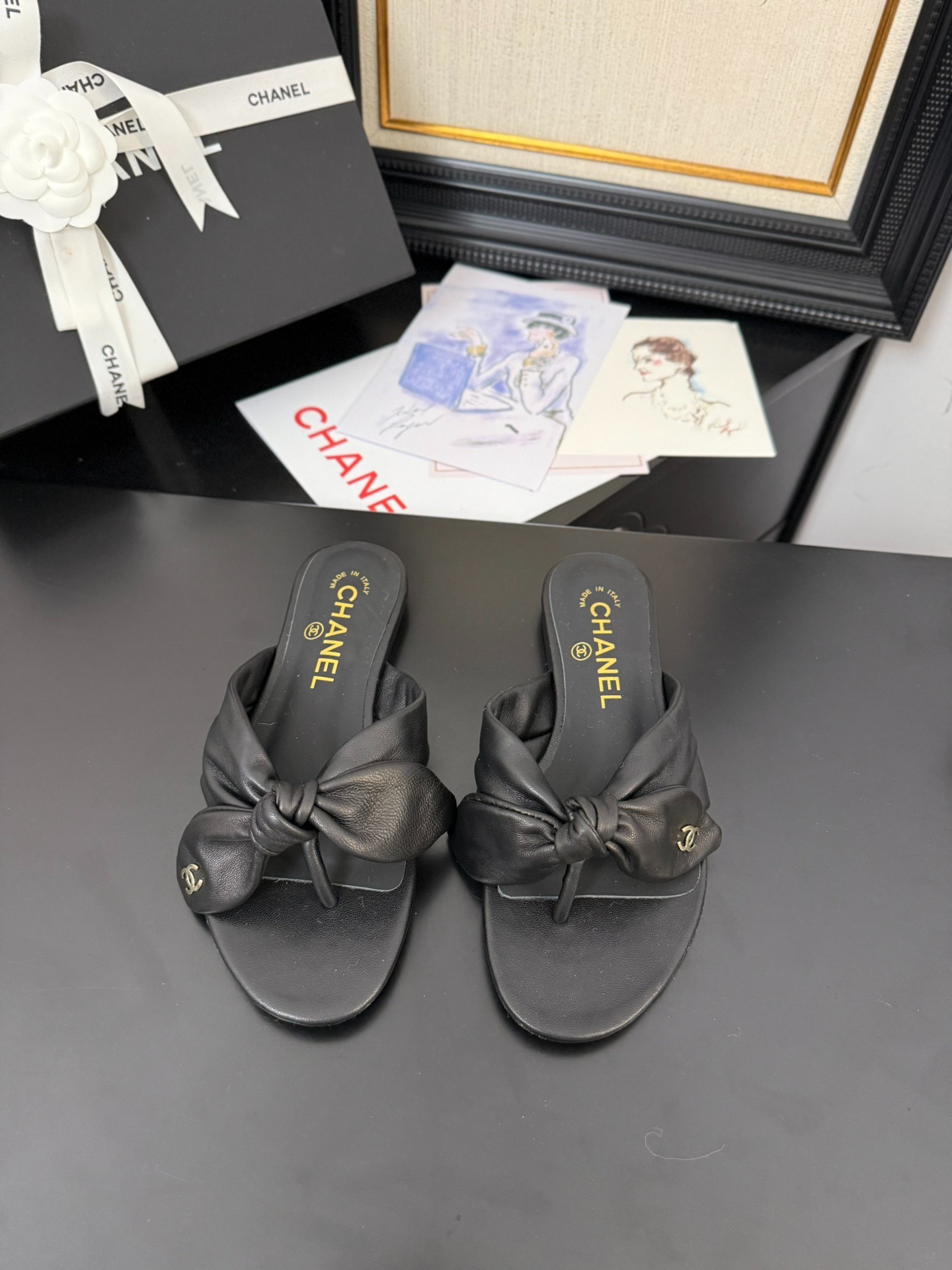 샤* 25 신상 리본 슬리퍼