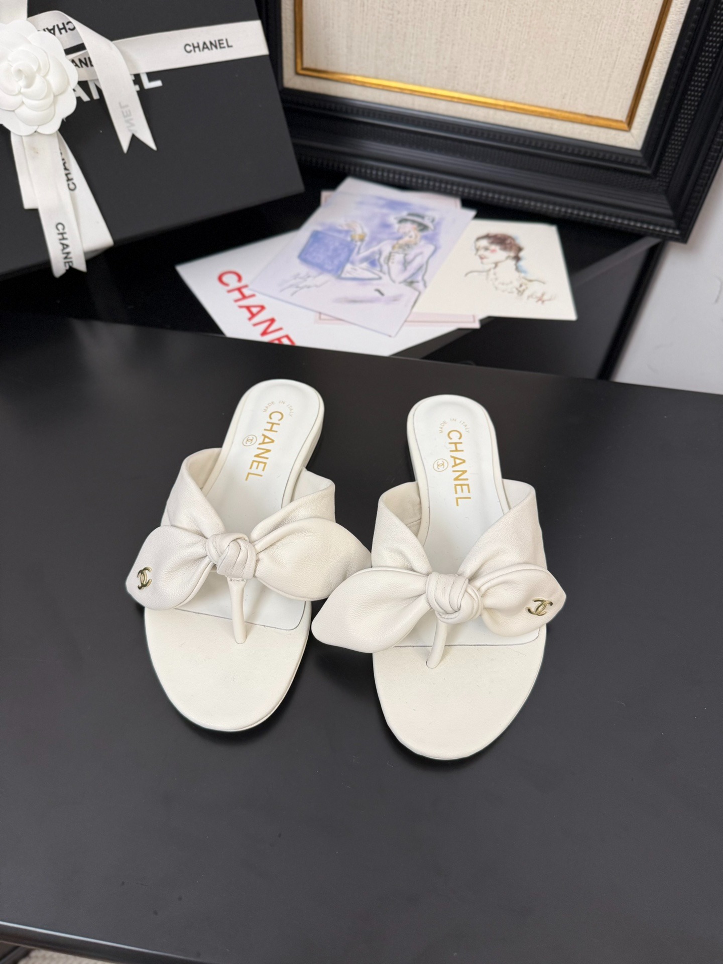 샤* 25 신상 리본 슬리퍼