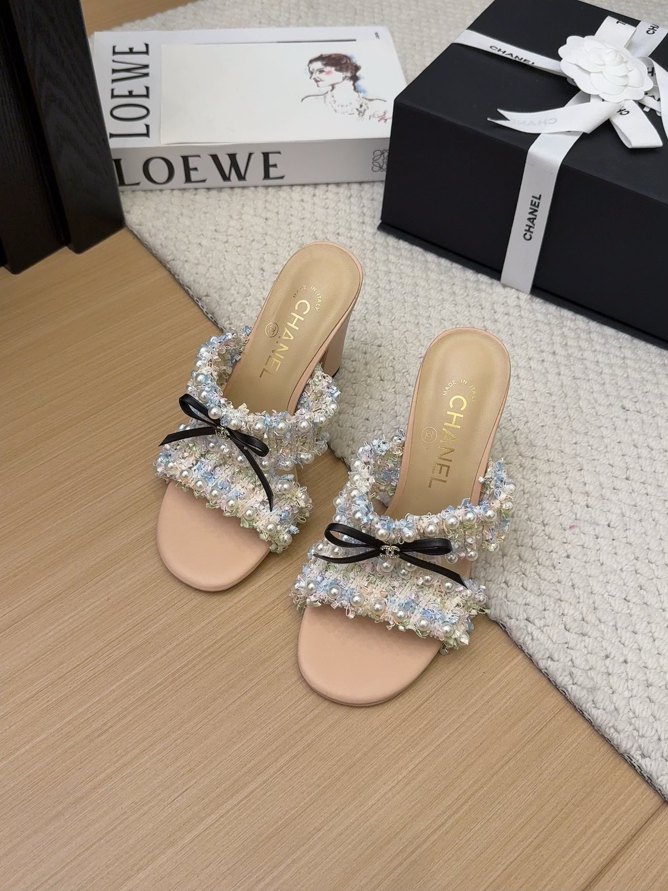 샤* 25 신상 비즈 슬리퍼