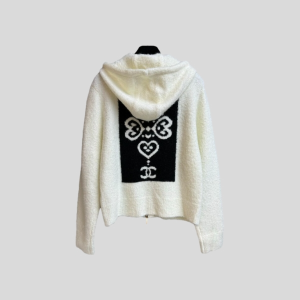 샤넬 집업 후드 가디건