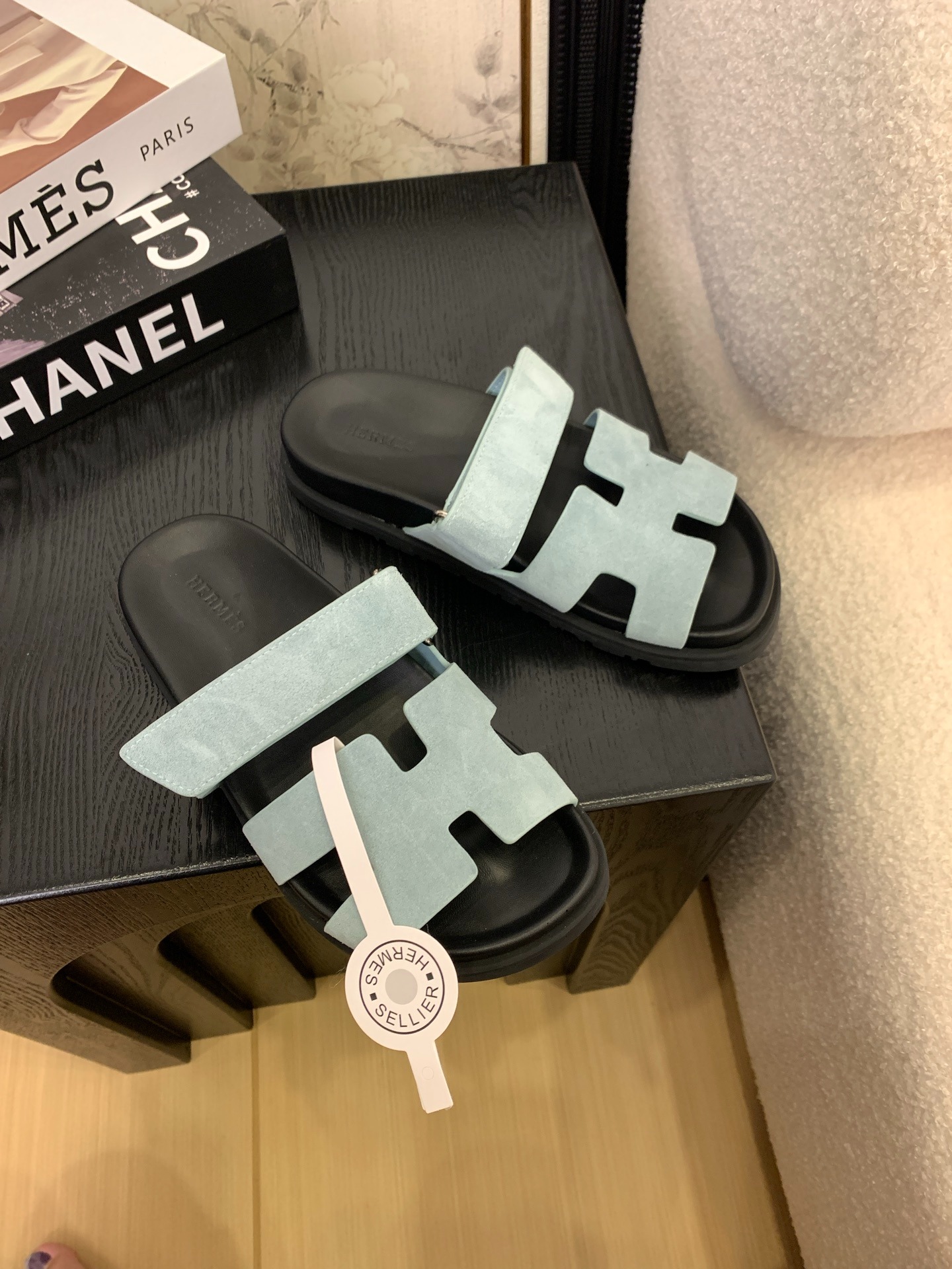 에*메스 레트로 슬리퍼 샌들