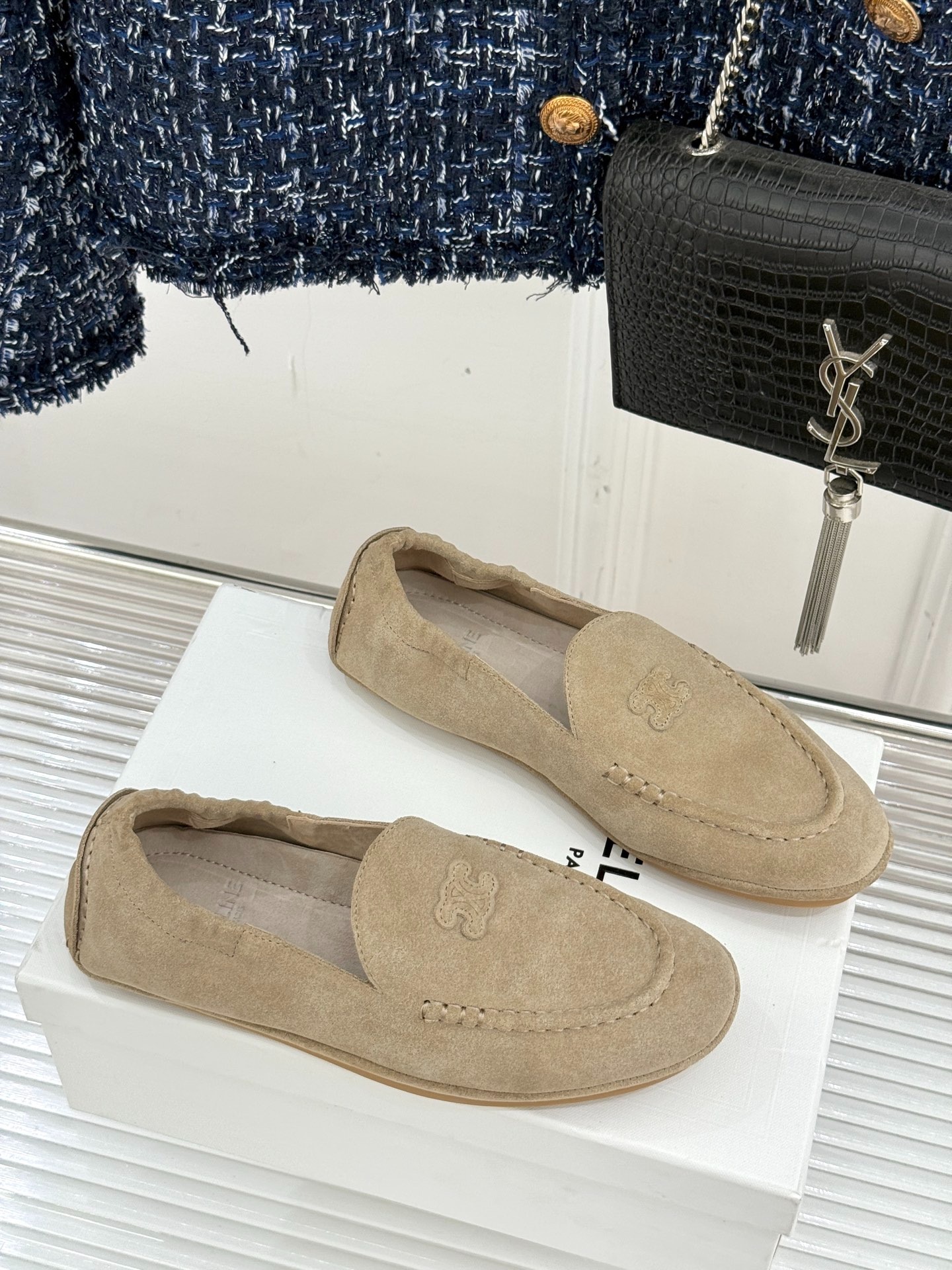 셀*느 25W 신상 스웨이드 로퍼