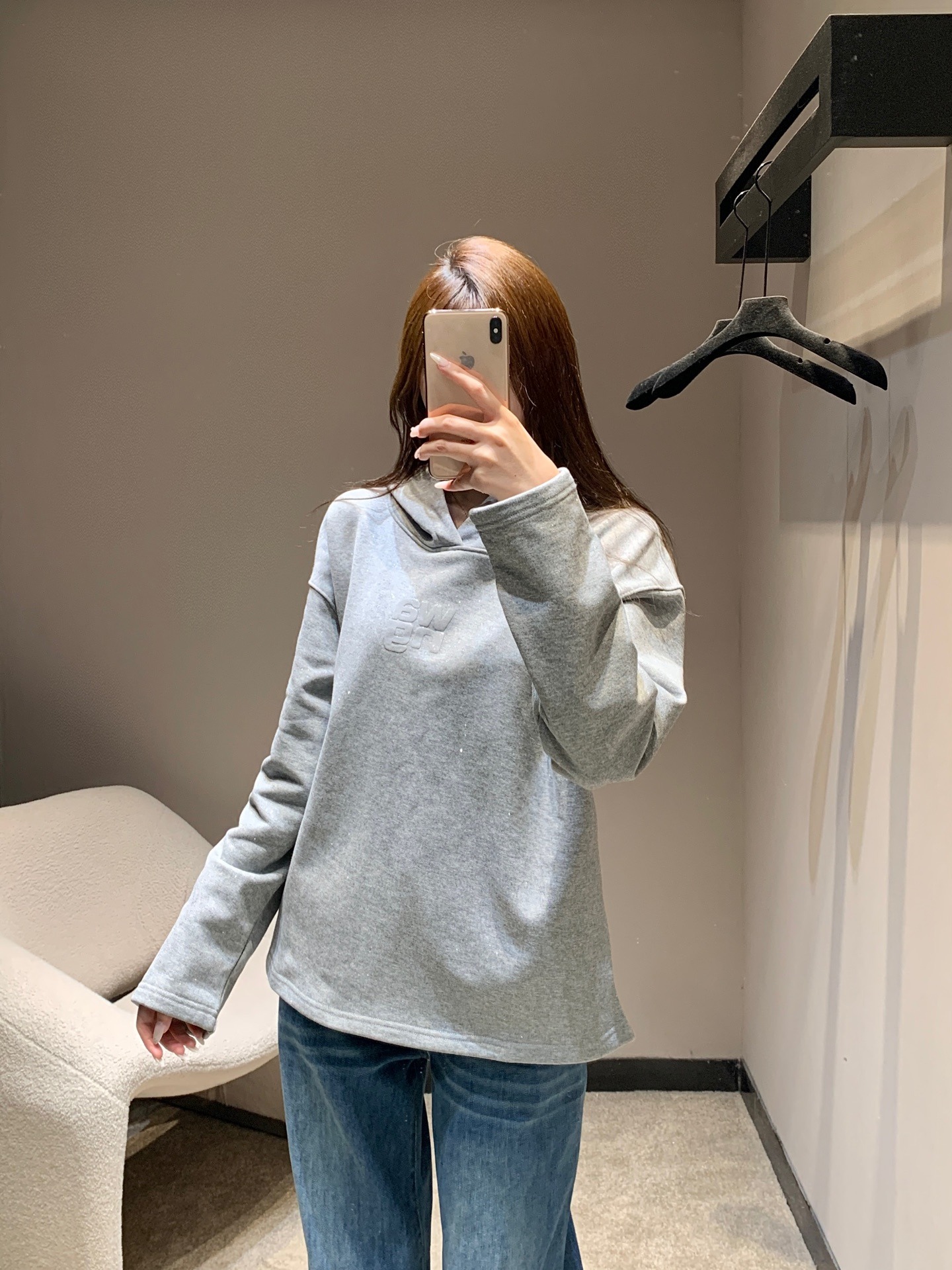 알*산더왕 25FW 신상 레터링 후드티