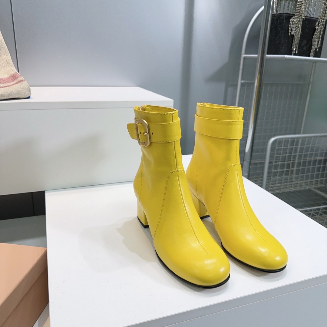 미*미* 2025 가을/겨울 신상 통굽 앵클부츠