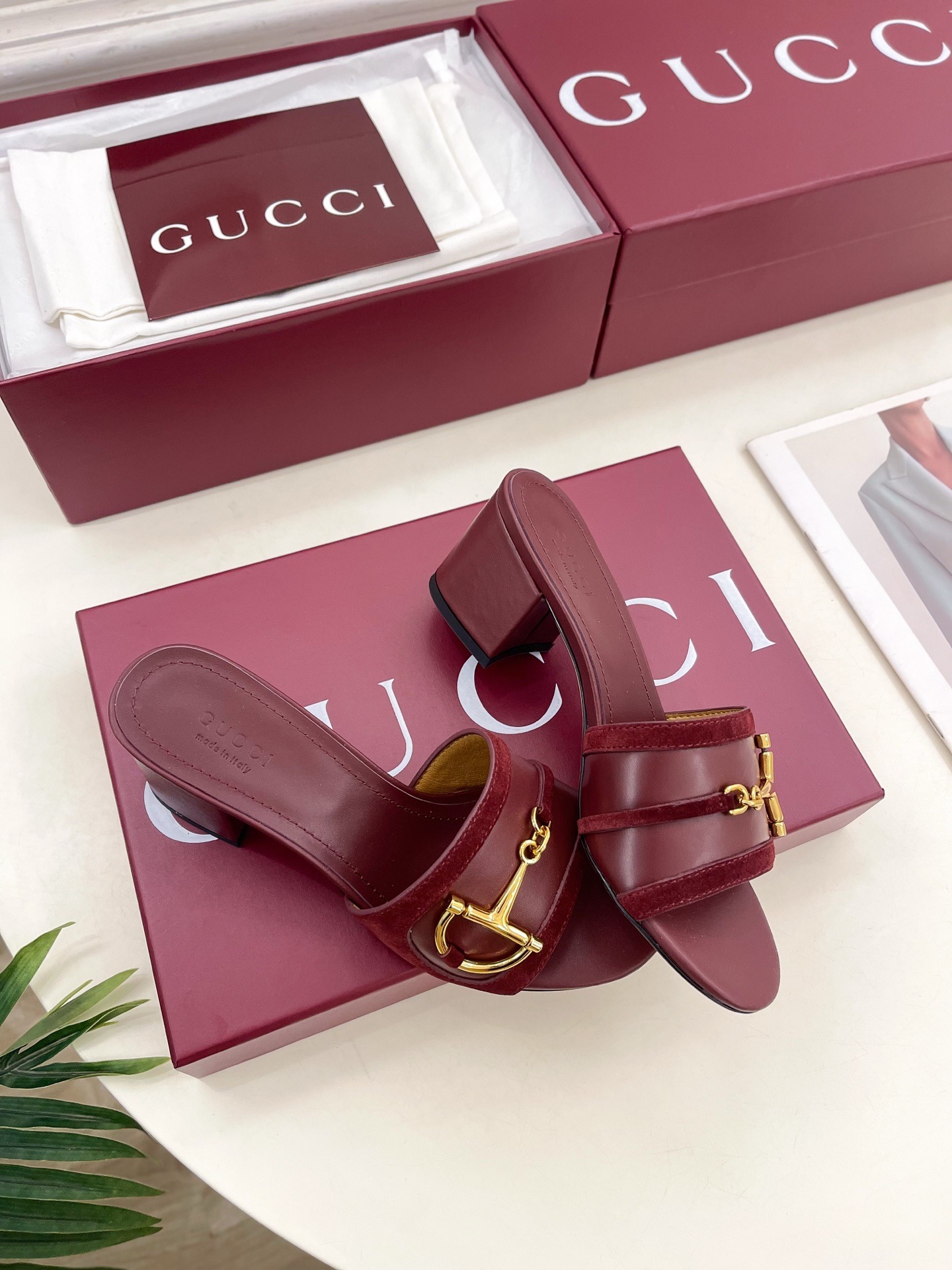 구* 25 홀스빗 통굽 슬리퍼