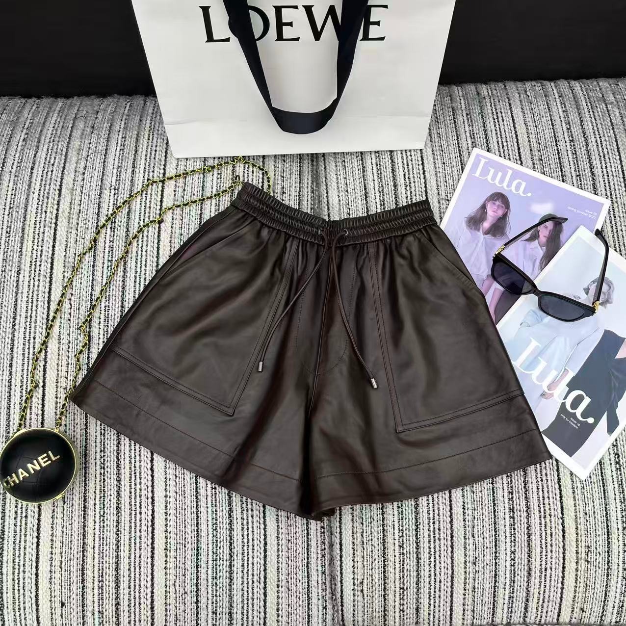 로*베 25 신상 허리밴딩 와이드 팬츠