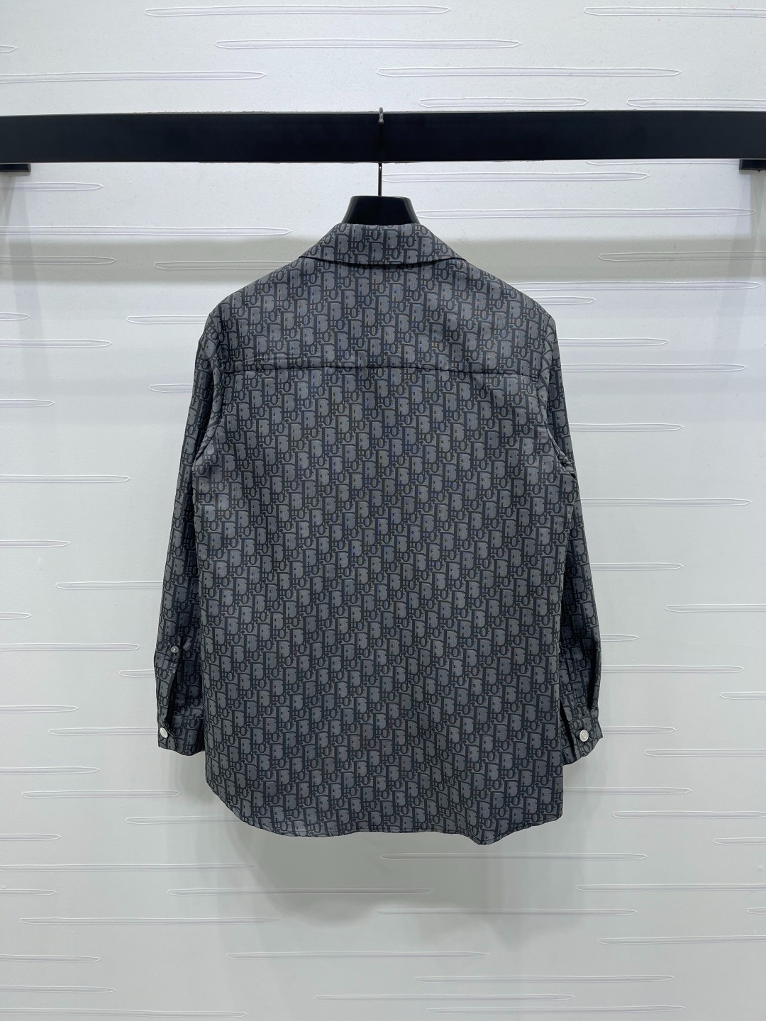 디* 25년 신상 자카르 칼라 긴팔 셔츠