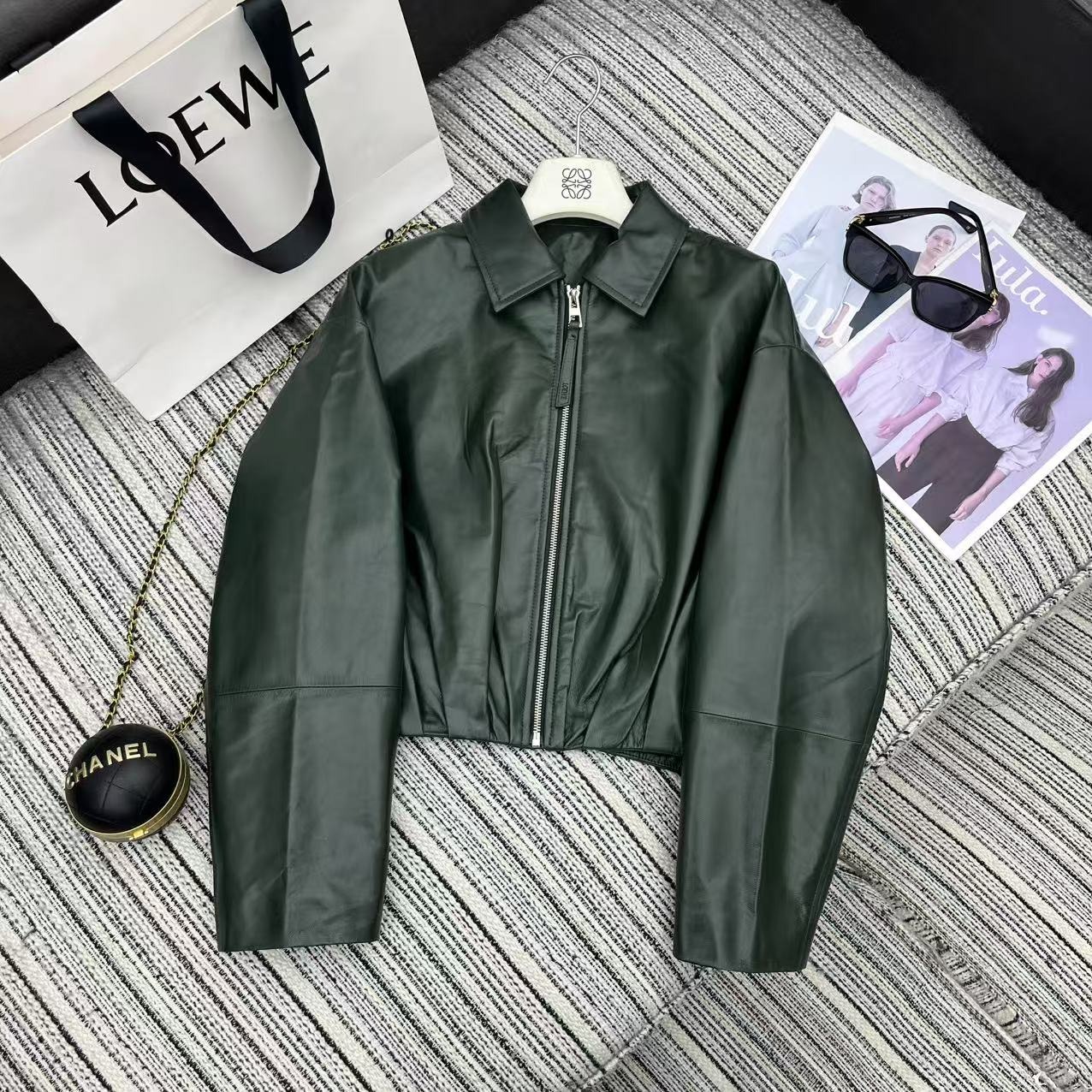 로*베 25 신상 숄카라 양가죽 점퍼