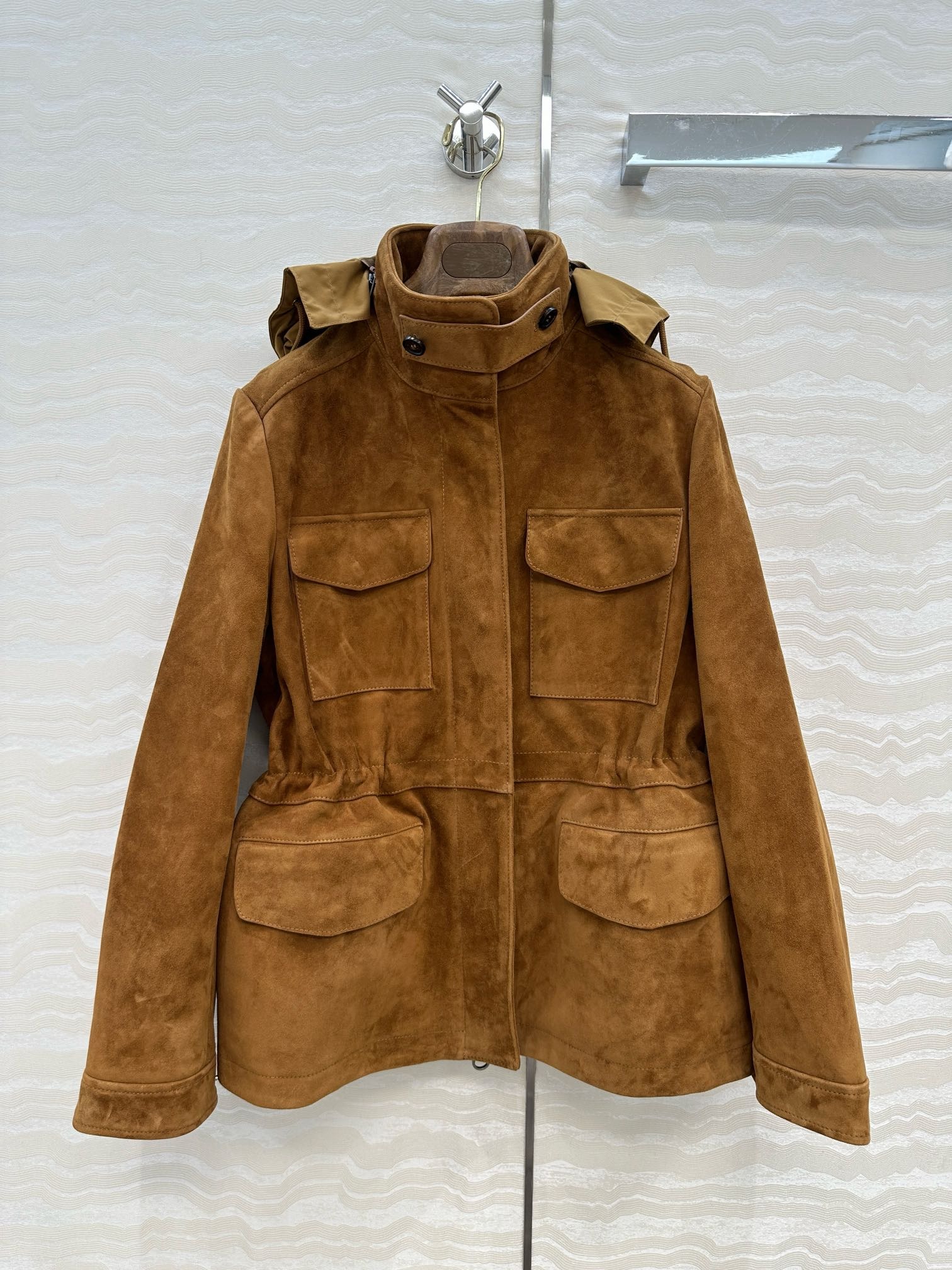 로*피아나 트래블러 가죽 코트