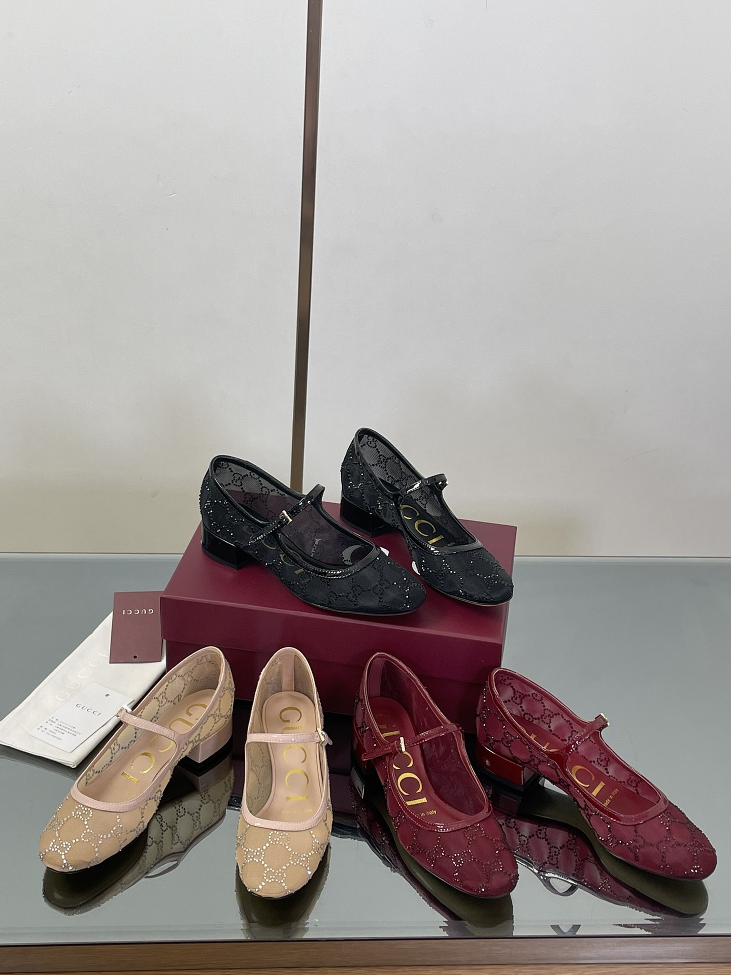 구* 25 신상 메리제인 크리스탈 슈즈