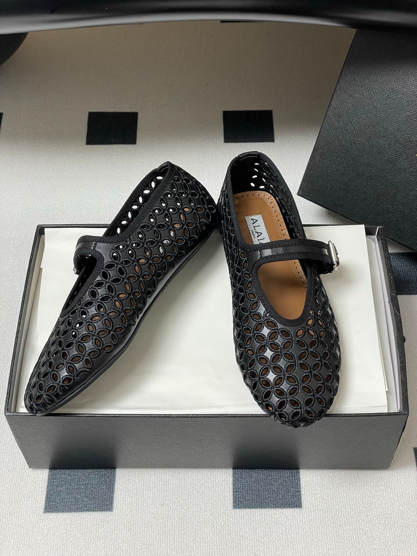 알*이아 프렌치 버클 메리제인 플랫